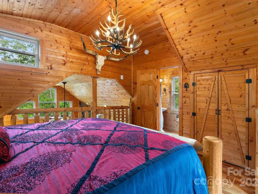 1158 Staghorn Road, Purlear, NC 28665.  MLS# CAR4210879, YatesRealty ID 2985. Loft Bedroom Suite