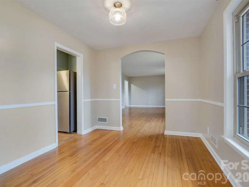 811 Parkwood Road, Shelby, NC 28150.  MLS# CAR4351663, YatesRealty ID 2985. Notice the charming arched opening!