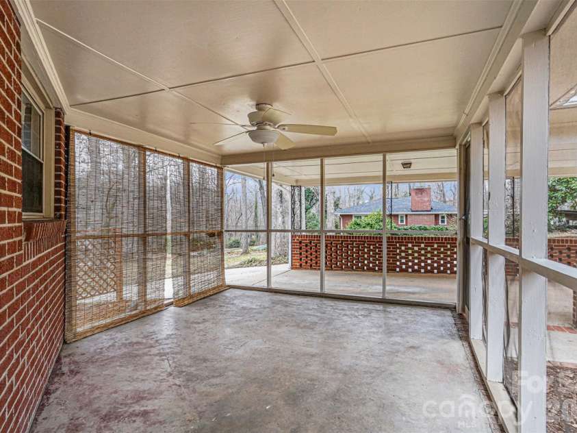 811 Parkwood Road, Shelby, NC 28150.  MLS# CAR4351663, YatesRealty ID 2985. Screened porch