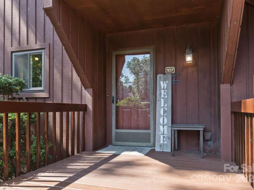 107 Cedar Forest Trail, Asheville, NC 28803.  MLS# CAR4276126, YatesRealty ID 29863. Covered front porch area