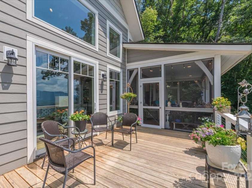 316 Fincher Mountain Road, Waynesville, NC 28785.  MLS# CAR4286052, YatesRealty ID 29881. Deck