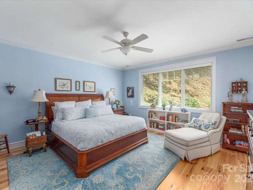 316 Fincher Mountain Road, Waynesville, NC 28785.  MLS# CAR4286052, YatesRealty ID 29881. Primary bedroom