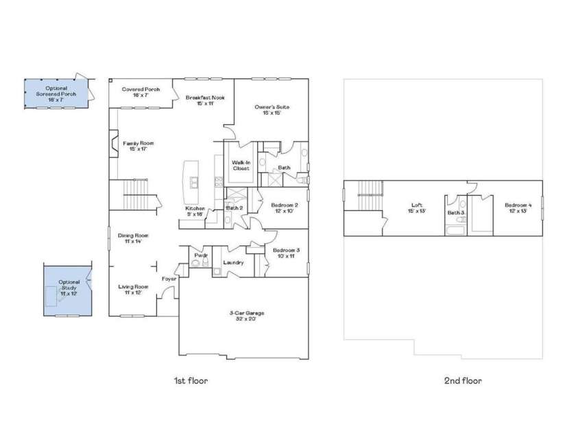2238 Moon Crest Road, Lancaster, SC 29720.  MLS# CAR4281713, YatesRealty ID 29886. Floorplan