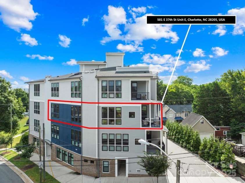 501 37th Street, Charlotte, NC 28205.  MLS# CAR4277039, YatesRealty ID 29909. 