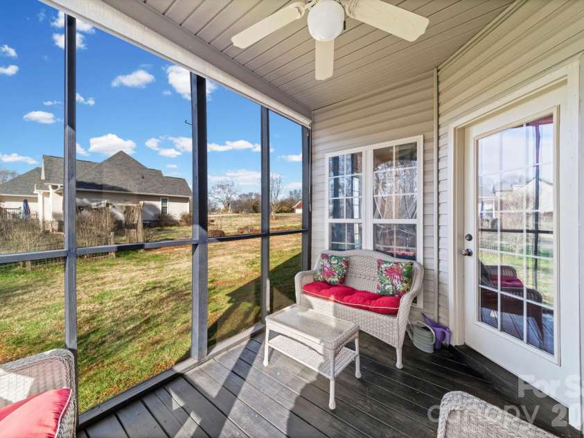 3616 Haigler Road, Monroe, NC 28110.  MLS# CAR4336855, YatesRealty ID 2991. 11x8 Screened Porch