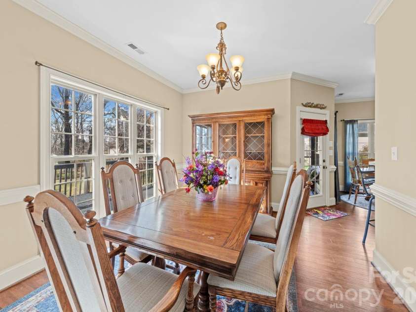 3616 Haigler Road, Monroe, NC 28110.  MLS# CAR4336855, YatesRealty ID 2991. Dining room 