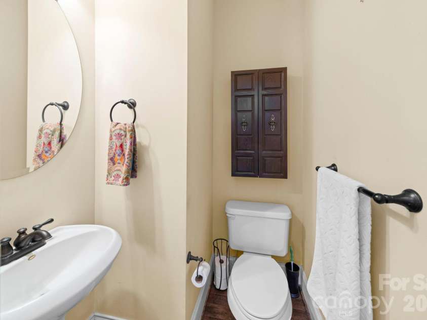 3616 Haigler Road, Monroe, NC 28110.  MLS# CAR4336855, YatesRealty ID 2991. Powder room