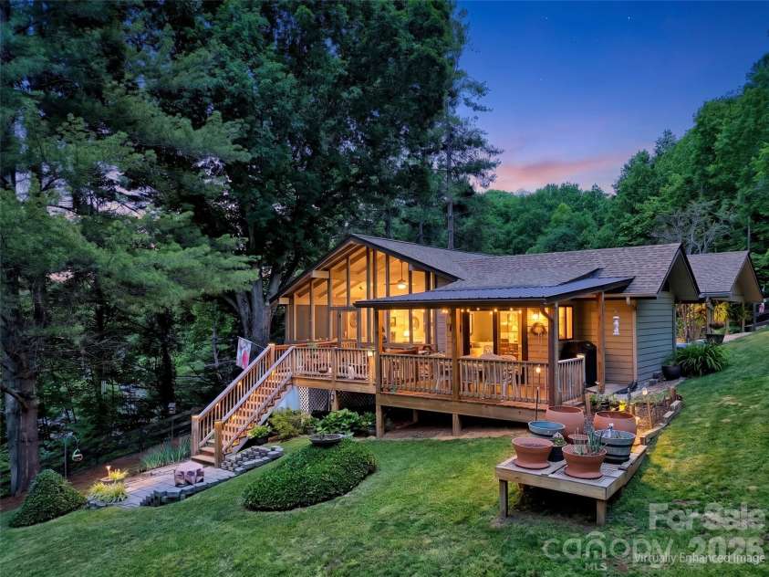 72 Sanctuary Road, Maggie Valley, NC 28751.  MLS# CAR4387632, YatesRealty ID 29910. 