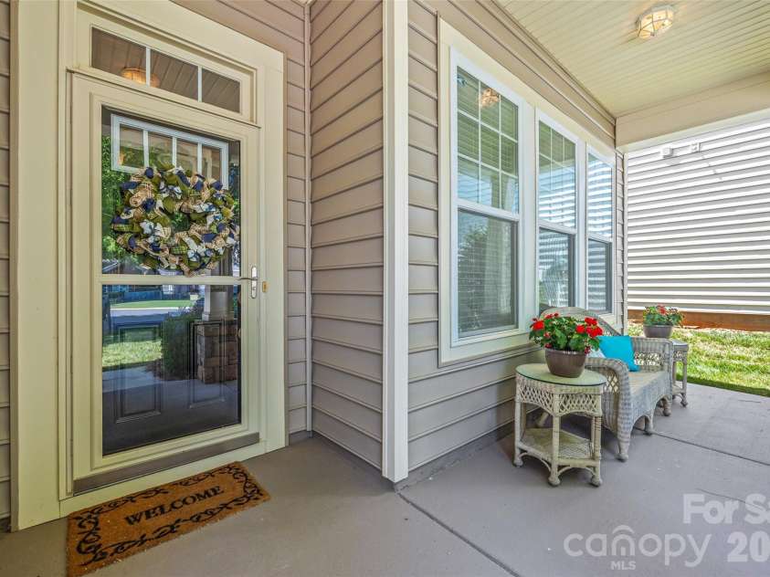 4232 Sourwood Court, Fort Mill, SC 29707.  MLS# CAR4376852, YatesRealty ID 29923. Front porch