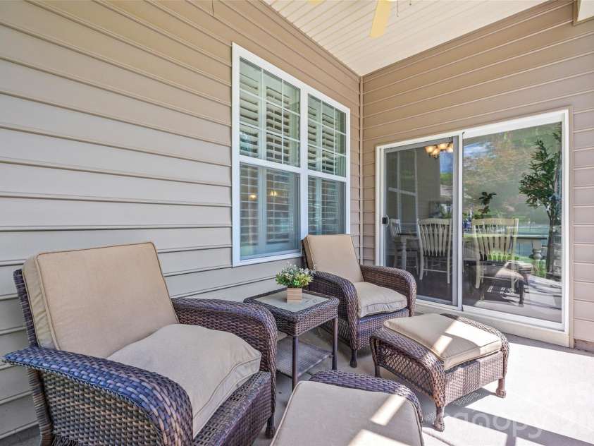 4232 Sourwood Court, Fort Mill, SC 29707.  MLS# CAR4376852, YatesRealty ID 29923. Outdoor patio seating area