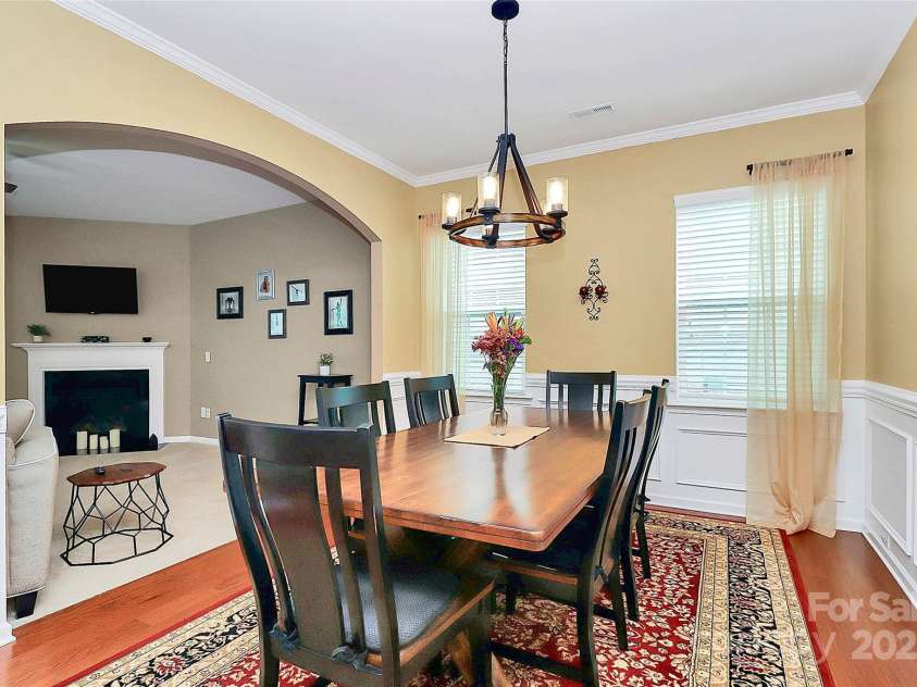 10369 Hillsborough Street, Huntersville, NC 28078.  MLS# CAR4283679, YatesRealty ID 29924. Diningroom off main area for that open feeling for gatherings