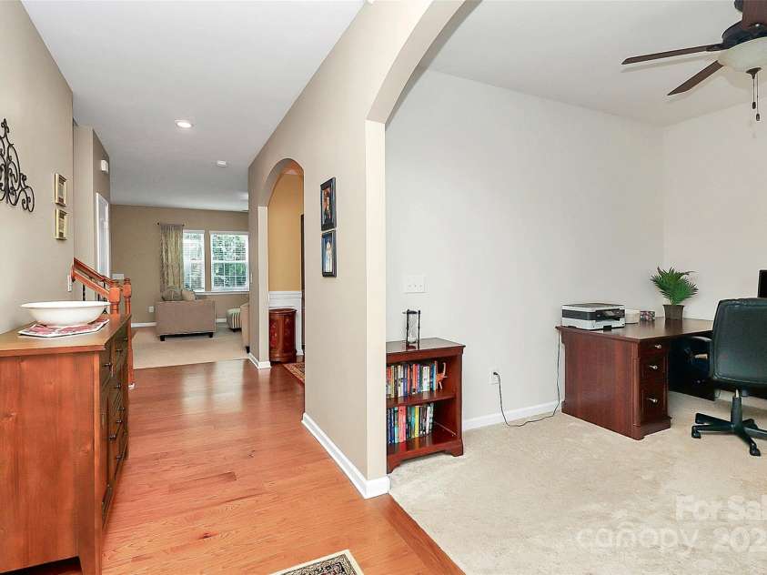 10369 Hillsborough Street, Huntersville, NC 28078.  MLS# CAR4283679, YatesRealty ID 29924. Foyer entry with hardwoods