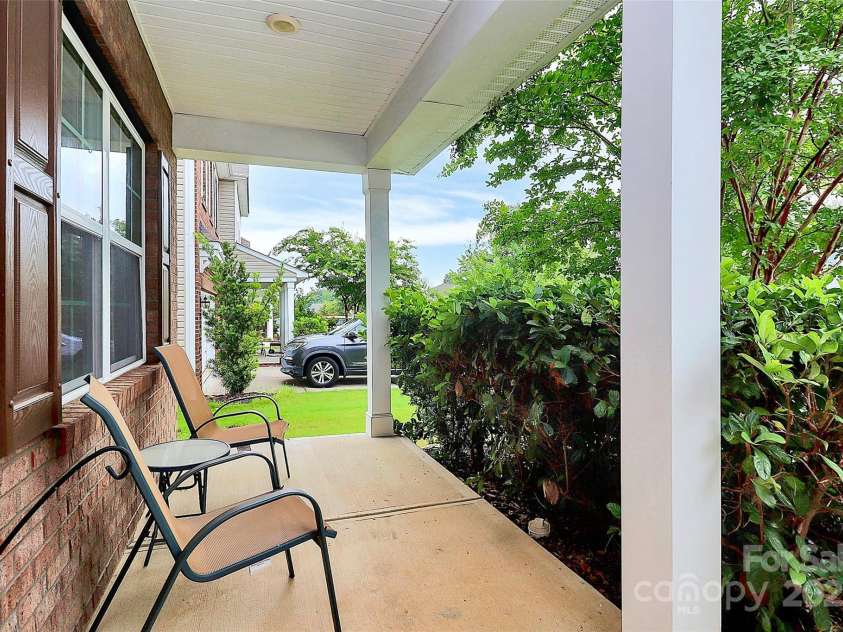 10369 Hillsborough Street, Huntersville, NC 28078.  MLS# CAR4283679, YatesRealty ID 29924. Front porch