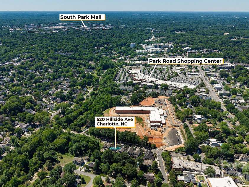 520 Hillside Avenue, Charlotte, NC 28209.  MLS# CAR4380698, YatesRealty ID 29927. 