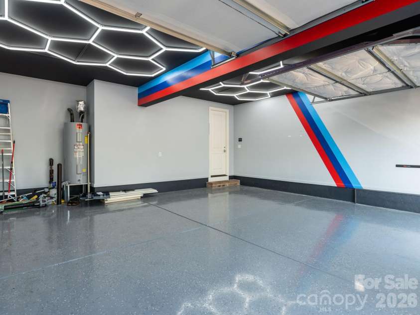 1020 Sharon Amity Road, Charlotte, NC 28211.  MLS# CAR4385518, YatesRealty ID 29929. Epoxy Floor Garage