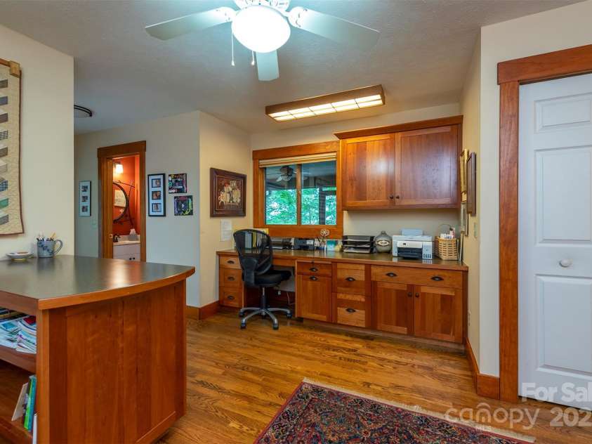 4 Galax Lane, Black Mountain, NC 28711.  MLS# CAR4286030, YatesRealty ID 29947. Study accessible from garage and great room