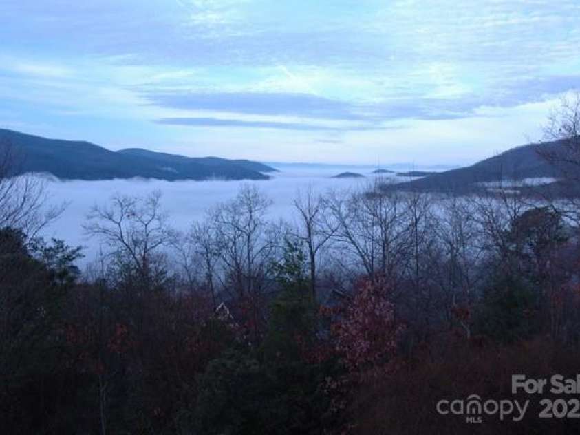 4 Galax Lane, Black Mountain, NC 28711.  MLS# CAR4286030, YatesRealty ID 29947. Wintertime views above the clouds