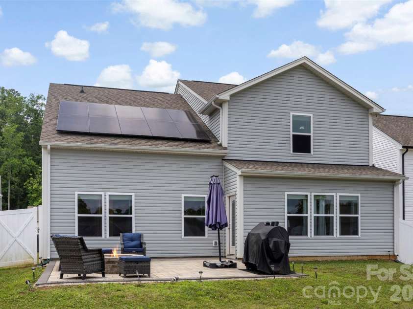 3009 Pinehills Way, Mount Holly, NC 28120.  MLS# CAR4388074, YatesRealty ID 29975. Back exterior