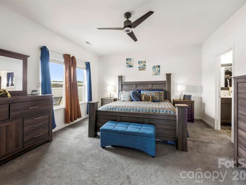 3009 Pinehills Way, Mount Holly, NC 28120.  MLS# CAR4388074, YatesRealty ID 29975. Primary bed