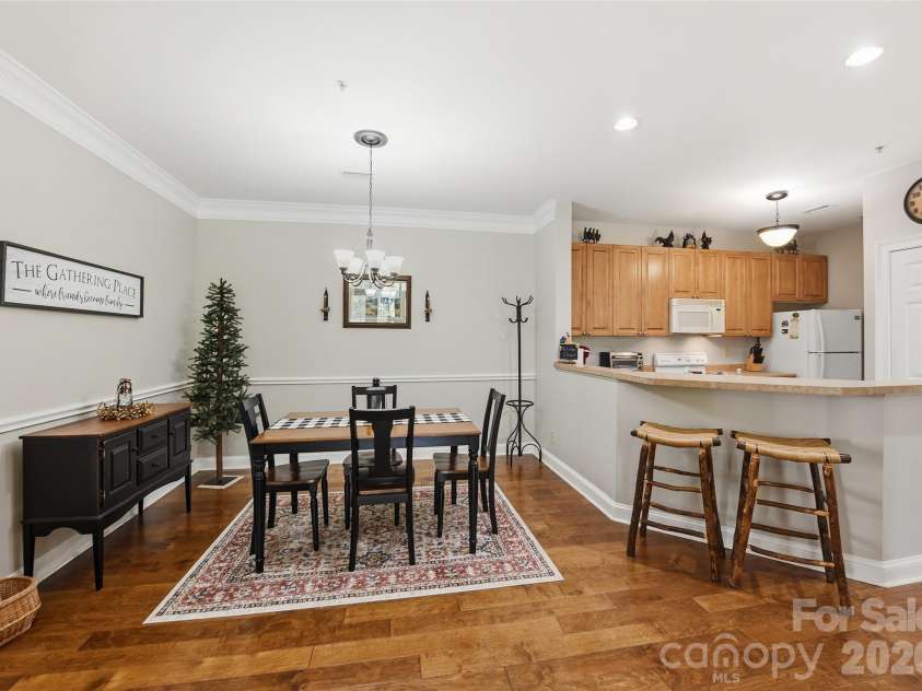65 Glenview Lane, Maggie Valley, NC 28751.  MLS# CAR4390866, YatesRealty ID 29978. Dining Area and Kitchen
