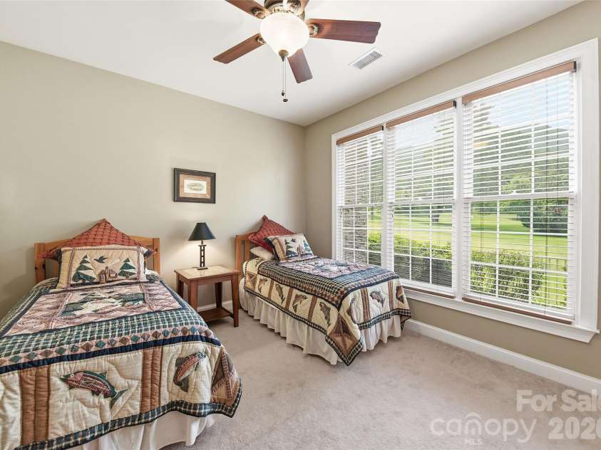 65 Glenview Lane, Maggie Valley, NC 28751.  MLS# CAR4390866, YatesRealty ID 29978. Secondary Ensuite Bedroom