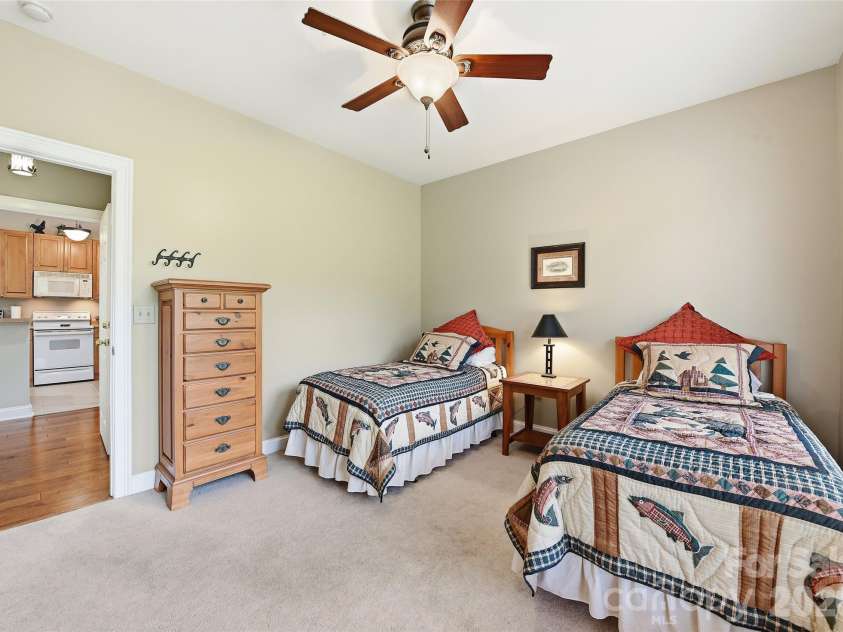 65 Glenview Lane, Maggie Valley, NC 28751.  MLS# CAR4390866, YatesRealty ID 29978. Secondary Ensuite Bedroom