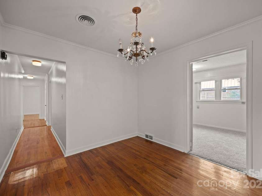 109 Rhoda Street, Canton, NC 28716.  MLS# CAR4282935, YatesRealty ID 2998. Dining room with office on the right