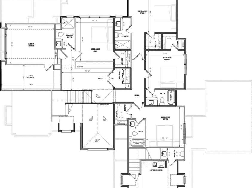 1209 Meadowood Lane, Charlotte, NC 28211.  MLS# CAR4310697, YatesRealty ID 29985. Second Floor floor plan
