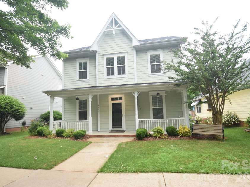 6631 Old Magnolia Lane, Mint Hill, NC 28227.  MLS# CAR4360130, YatesRealty ID 29988. Front view from park