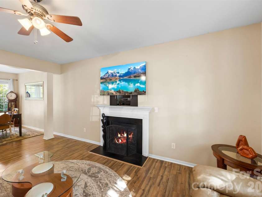624 Cliffs Inn Circle, Charlotte, NC 28214.  MLS# CAR4361667, YatesRealty ID 29990. Gas fireplace