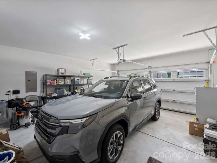 821 Botticelli Court, Mount Holly, NC 28120.  MLS# CAR4385739, YatesRealty ID 30004. Garage with Storage