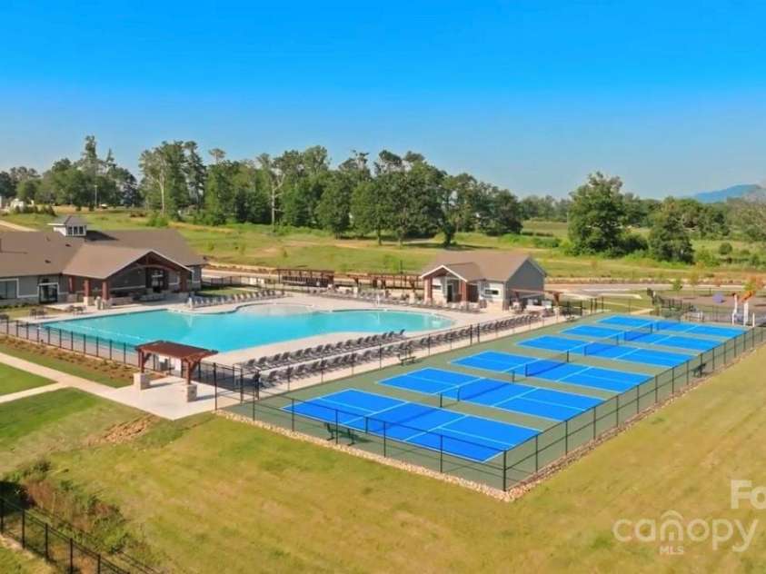 145 Salers Road, Fletcher, NC 28732.  MLS# CAR4288416, YatesRealty ID 30006. Pool and Pickleball courts