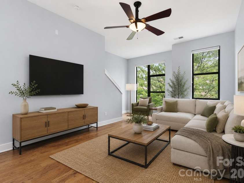 526 N McDowell Street, Charlotte, NC 28204.  MLS# CAR4390203, YatesRealty ID 30008. Virtually Staged