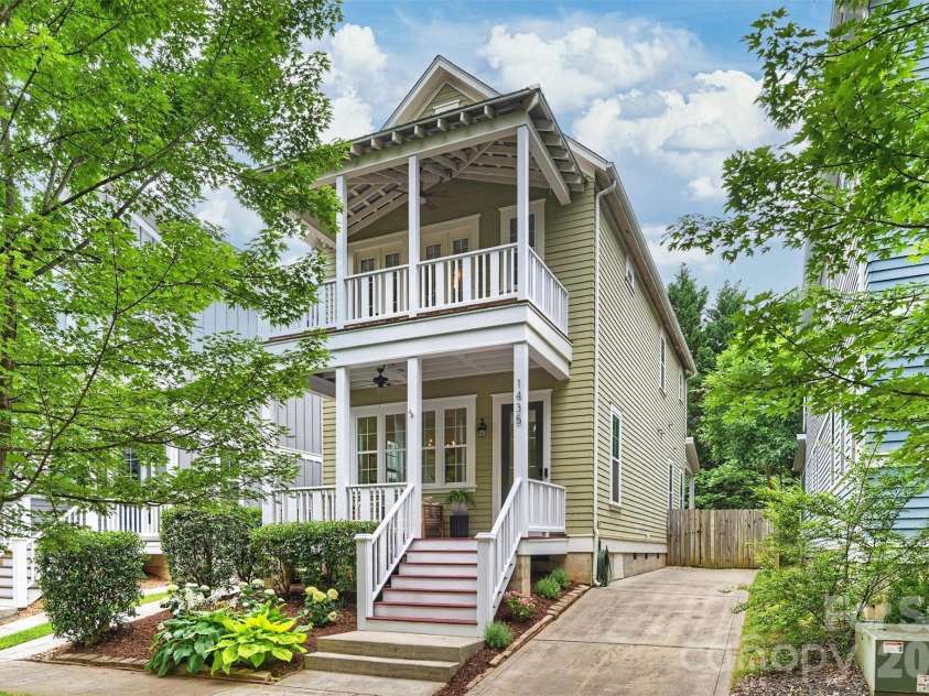1435 Tippah Park Court, Charlotte, NC 28205.  MLS# CAR4390887, YatesRealty ID 30015. 
