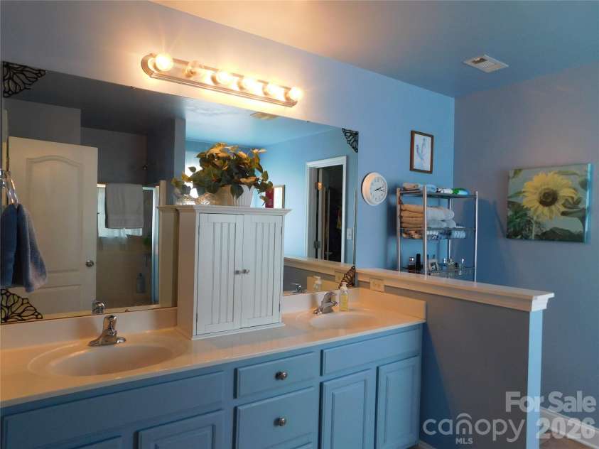 5402 Griffith Road, Monroe, NC 28112.  MLS# CAR4387389, YatesRealty ID 30020. Primary bathroom