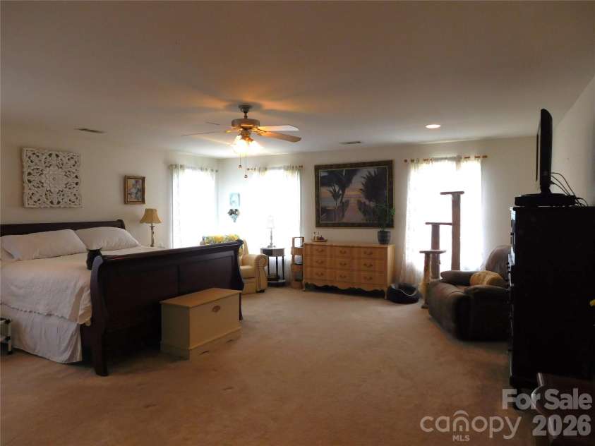 5402 Griffith Road, Monroe, NC 28112.  MLS# CAR4387389, YatesRealty ID 30020. Primary bedroom
