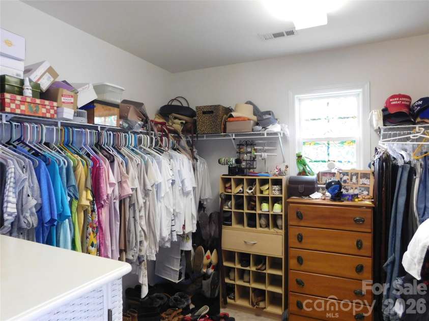 5402 Griffith Road, Monroe, NC 28112.  MLS# CAR4387389, YatesRealty ID 30020. Primary bedroom closet