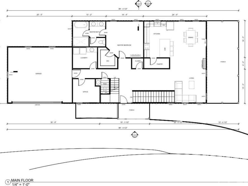 55 Timber Moss Drive, Asheville, NC 28804.  MLS# CAR4288696, YatesRealty ID 30023. Main Floor