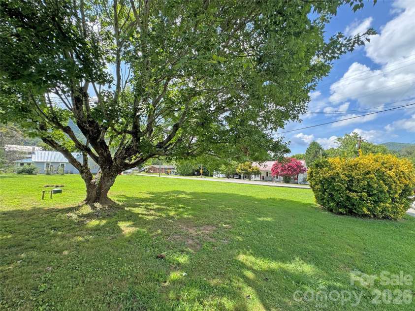 227 Lawson Street, Hot Springs, NC 28743.  MLS# CAR4289070, YatesRealty ID 3003. Beautiful grounds