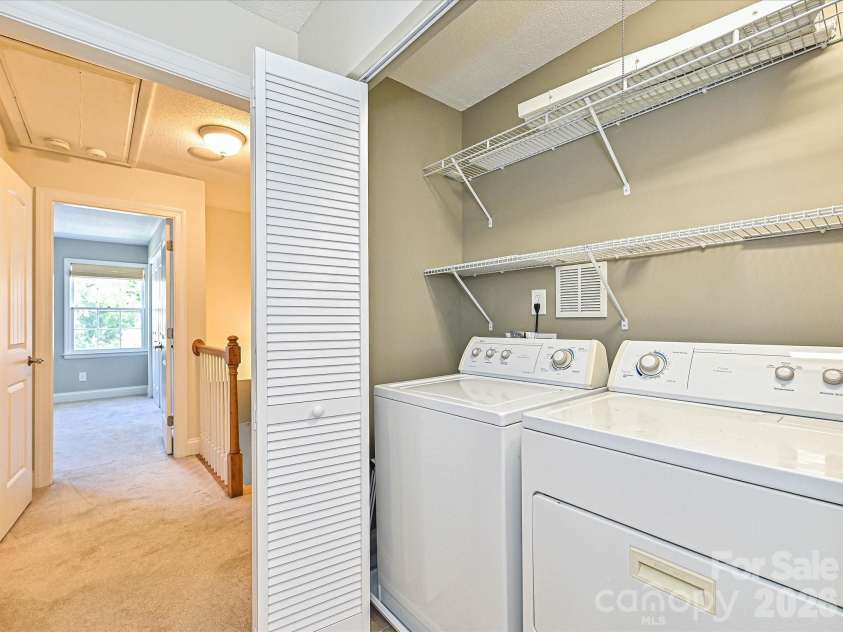 4611 Hedgemore Drive, Charlotte, NC 28209.  MLS# CAR4335410, YatesRealty ID 30034. Laundry Closet