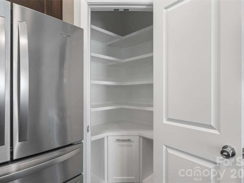 540 Rough Hewn Lane, Rock Hill, SC 29730.  MLS# CAR4383609, YatesRealty ID 30041. Custom pantry shelving