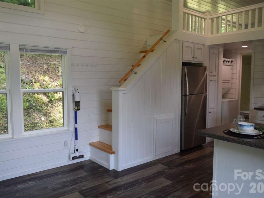 619 Kitchens Branch Road, Sylva, NC 28779.  MLS# CAR4386073, YatesRealty ID 30047. Stairs