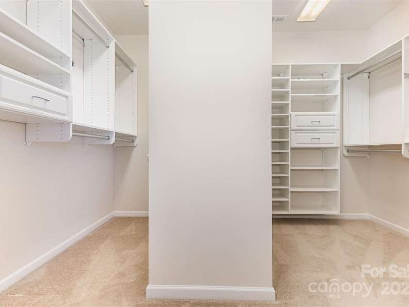 7063 Shenandoah Drive, Fort Mill, SC 29707.  MLS# CAR4278776, YatesRealty ID 30047. Custom primary closet