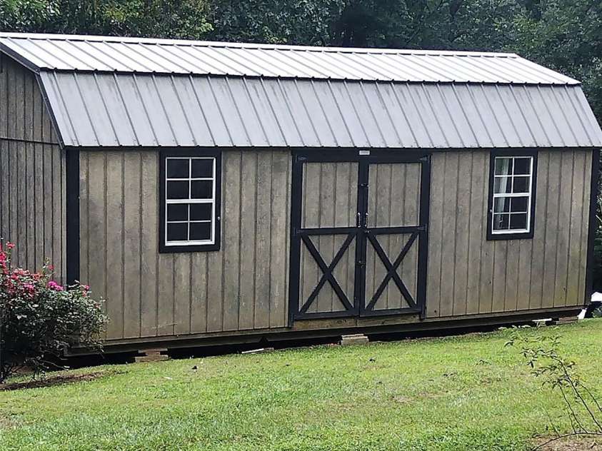 101 Branch Breeze Lane, Zirconia, NC 28790.  MLS# CAR4280236, YatesRealty ID 30051. Storage Shed
