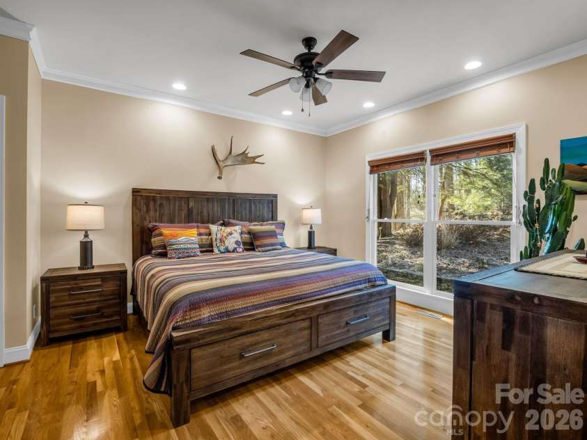 140 Mount Hebron Road, Hendersonville, NC 28739.  MLS# CAR4350162, YatesRealty ID 30065. Second Bedroom on Main
