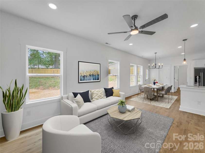 825 Arch Street, Lancaster, SC 29720.  MLS# CAR4385585, YatesRealty ID 30068. Living area *virtually staged