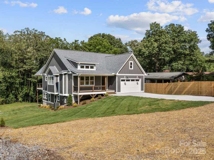 231 Asbury Road, Candler, NC 28715.  MLS# CAR4283786, YatesRealty ID 30077. Front