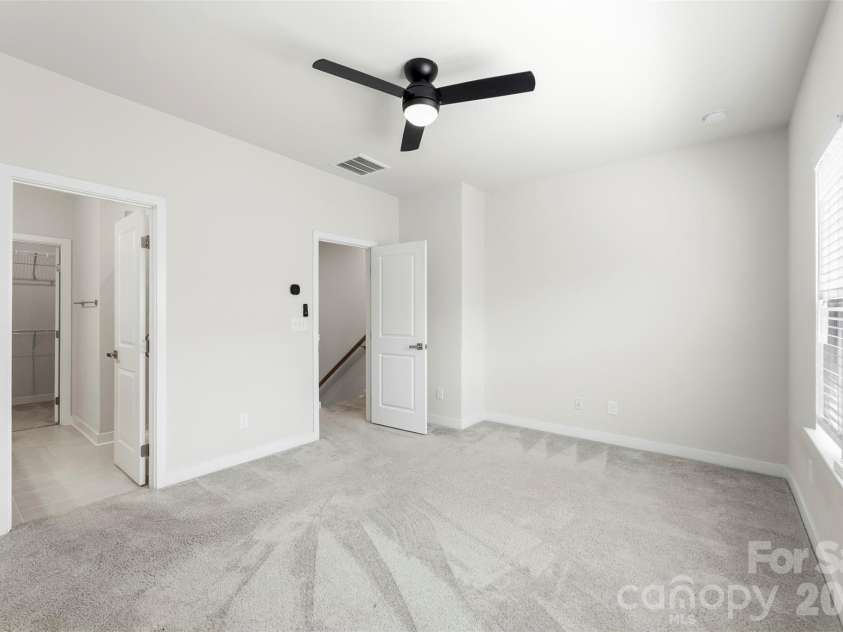 1049 Simcoe Lane, Charlotte, NC 28217.  MLS# CAR4387071, YatesRealty ID 30079. Primary Bedroom-Upper Level