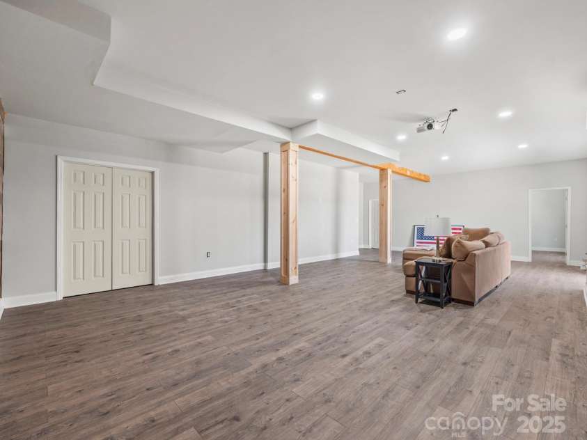 13701 Petworth Court, Charlotte, NC 28278.  MLS# CAR4226412, YatesRealty ID 30082. Basement Beams have been finished since photography