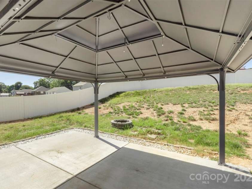 304 Ware Street, Kings Mountain, NC 28086.  MLS# CAR4282123, YatesRealty ID 30083. Hard top gazebo conveys with the home, perfect to shade you from the afternoon summer sun!